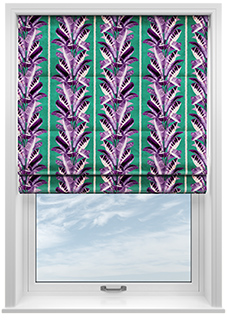 Miami, Purple - Roman Blind